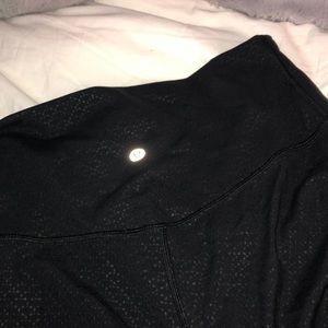 lululemon align leggings w silver pattern